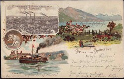 Thunersee Reklame Hoffmanns Stärkefabriken Salzuflen 1898