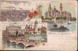 Zürich Reklame Hoffmanns Stärkefabriken Salzuflen 1898, etwas best