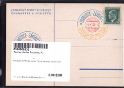 Pardubice Pferderennen Olympiafonds 14.10.1937