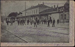 Rawa Ruska Bahnhof, Feldpost 1915, 2x stark best. Ecken