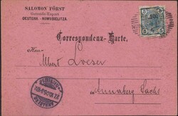 Österr. Nowosielitza Kartoffelhandel Salomon Först 1905