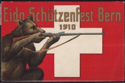 Bern Eidg. Schützenfest 1910, Prägekarte