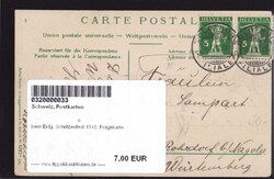 Bern Eidg. Schützenfest 1910, Prägekarte