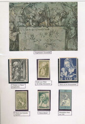Ordner mit ca. 250 Briefmarken und 25 Belegen zum Thema Europäische ...