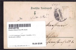 O-6100 Meiningen Neujahr Winterlitho 1899, Briefmarke ...
