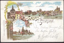 O-2300 Stralsund Blick vom Bahnhof 1903Automatically generated ...