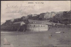 Marokko Mehedia Vue de la Plage, Gefangenen-Lagerpost 12.5.1916 nach ...