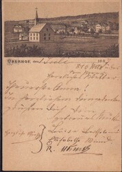 O-6055 Oberhof Vorläufer 1887 Stempel OhrdrufAutomatically generated ...