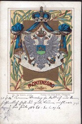 Montenegro Kohl Wappenkarte No. 49 1901