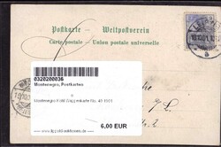 Montenegro Kohl Wappenkarte No. 49 1901