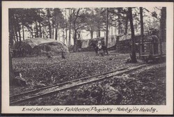 Poginky-Holoby Ende der Feldbahn in Holoby