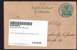 O-4105 Landsberg Bahnhof Post Rathaus 1904