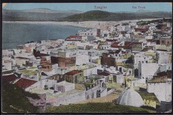 Marokko Tanger Blick über die Stadt Deutsche Post 1912, etwas best., ...