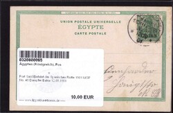 Port Said Einfahrt der Spanischen Flotte 1901 MSP No. 48 Dampfer ...