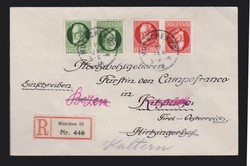 15: Old German States Bavaria - Se-tenant prints