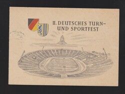 Sonderblatt (II. Deutsches Turn- u. Sportfest) DDR Mi.2x 530, 531- ...