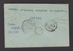 Brief Bizone Mi.1- 5 und alli. Besetzung Mi.916, 919 per Einschreiben ...
