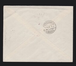 Brief USA Mi.267, 2x 282 per Luftpost mit Luftschiff LZ127 Graf ...