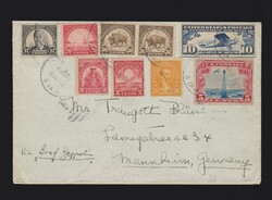 6605105: Edición USA 1922-29 - Cancellations and seals
