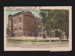Ansichtskarte New York Woodbride Saint James Parochial School. Karte ...