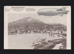 Karte DR EF Mi.381 per Luftpost mit Luftschiff LZ127 Graf Zeppelin ...