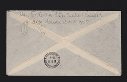 Brief Brasilien Mi.363, 369 per Luftpost mit Luftschiff LZ127 Graf ...