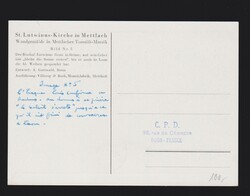 Maximumkarte Saarland Mi.302 Volkshilfe St. Lutwinus- Kirche in ...