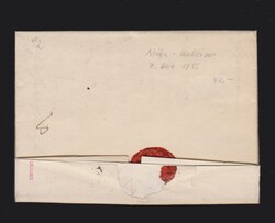 Brief ist mit Inhalt, Brief ist signiert mit rotem Stempel „CARL H ...