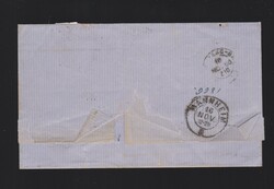 Brief Thurn und Taxis MeF Mi.3x 38 mit Nummernstempel „301“ von ...