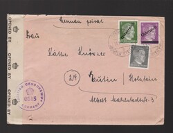 Brief Österreich Mi.660, 661 und DR Mi.781 von Strahleck nach ...