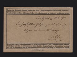 Flugpostkarte DR Mi.85I mit Luftpostmarke Mi.I und Sonderstempel ...