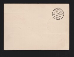 Karte Danzig Mi.231- 235 per Luftpost mit Luftschiff LZ127 Graf ...