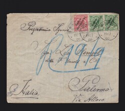 Brief dt. Kolonie Deutsch- Südwestafrika Mi.2x 6, 7 von Windhoek ...