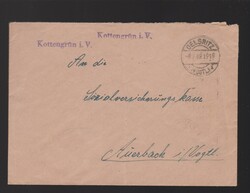 Brief alli. Besetzung 10fach MeF Mi.17x 947 (3 Marken abgefallen) mit ...
