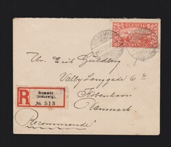 Brief dt. Abstimmungsgebiet Schleswig EF Mi.14 per Einschreiben ...