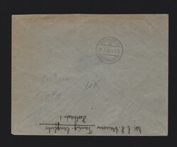 Brief Danzig Mi.66, 68, 69 per Luftpost mit Stempel „Danzig- ...