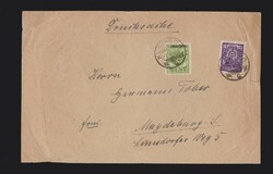 Brief Memelgebiet Mi.177 und Litauen Mi.187 von Klaipeda nach ...