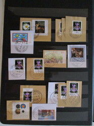 Schöne Sammlung mit zweisprachigen Tagesstempeln Deutsch- Sorbisch. ...