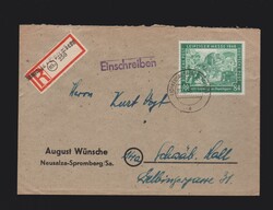 Brief alli. Besetzung EF Mi.968 per Einschreiben Neusalza- Spremberg ...