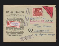 Brief alli. Besetzung EF Mi.961 per Nachnahme und Einschreiben ...