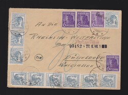 Brief alli. Besetzung Mi.8x 943, 6x 944, 10x 947, 3x 951 als 10fach ...