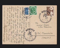 Sonderkarte BRD Mi.128, 167 zum Anlass der Deutschen ...