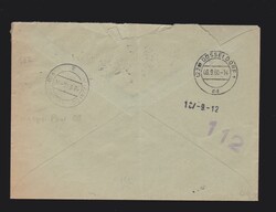 Brief BRD Mi.179, 3x 182 (1x waagerechtes Paar), 226, 261 per ...