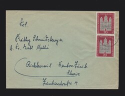 Brief BRD MeF Mi.238 von Düsseldorf- Oberkassel nach Schweiz ...