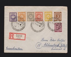 Brief SBZ Mi.52, 55, 58- 60 und all. Besetzung Mi.913, 921 per ...