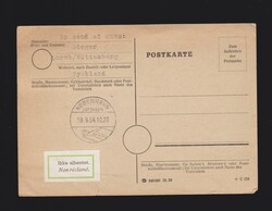 Karte Saarland EF Mi.328 mit anhängendem Lehrfeld als Zuleitung zum ...