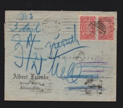 Brief DR MeF Mi.20x 257 von Altona als Ortsbrief vom 13.10.1923 ...