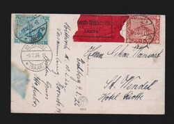 Ansichtskarte dt. Abstimmungsgebiet Saargebiet Mi.94, 99 per Eilboten ...