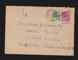 Brief SBZ Mi.185, 193 von Freyenstein (Ostprignitz) nach USA ...