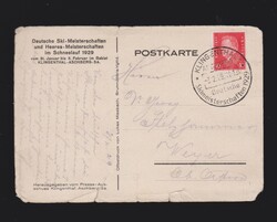 seltene Sonderkarte zu den Deutschen Ski- Meisterschaften 1929 in ...